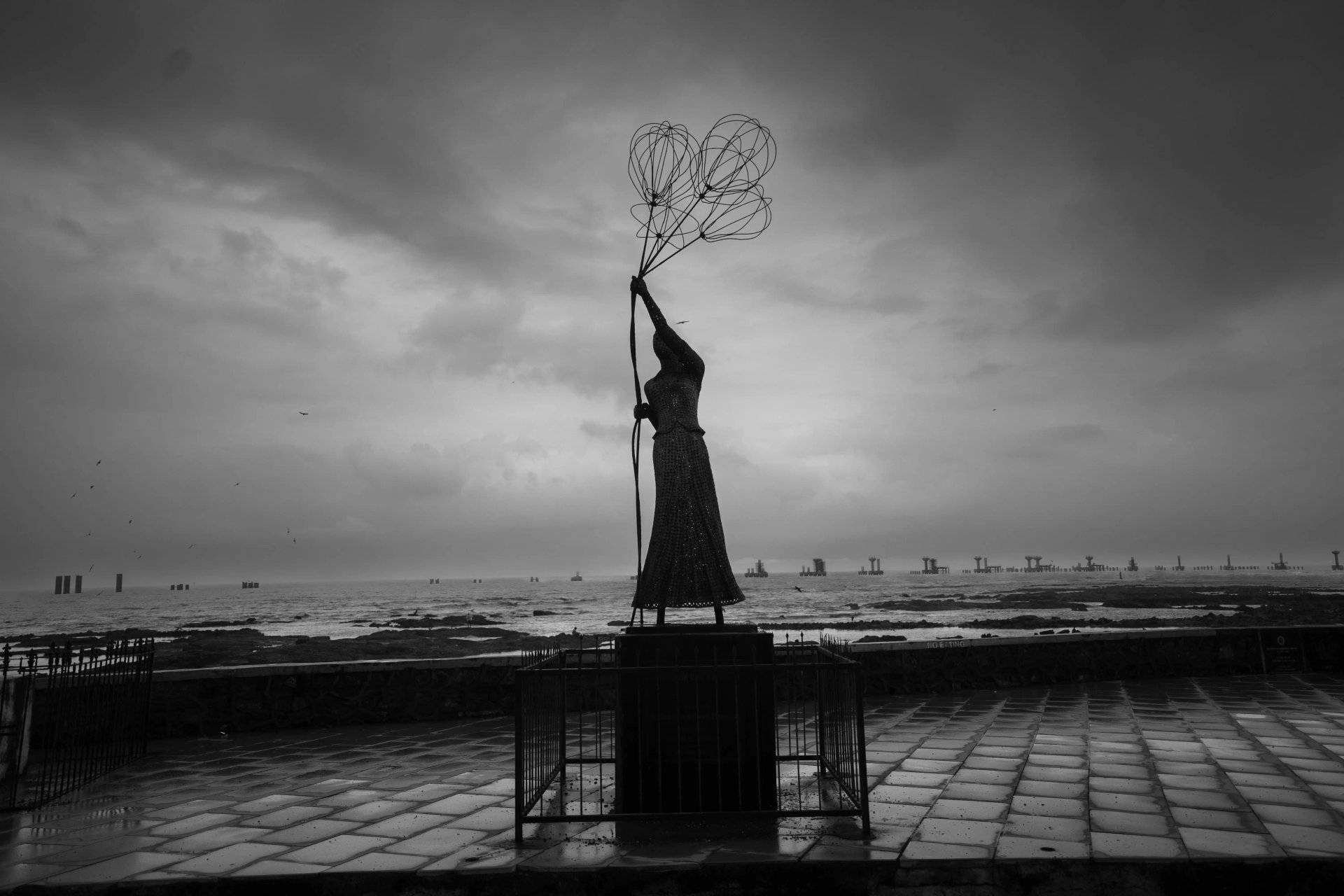 Bandstand Bandra Mumbai Sunset view